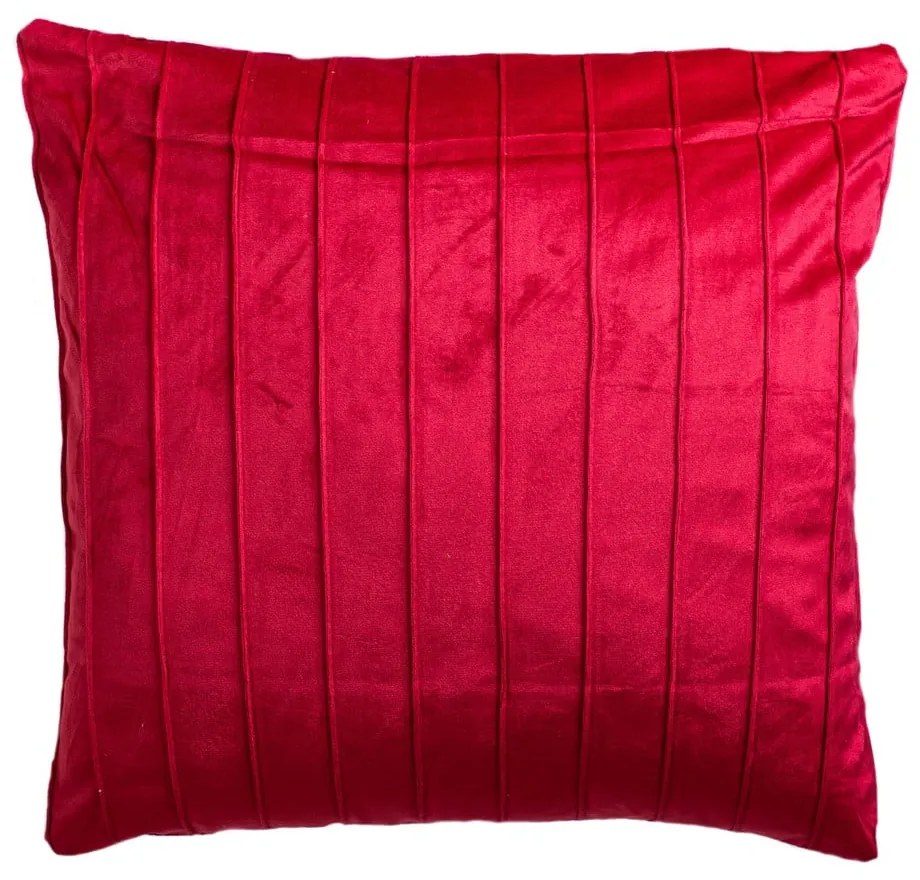 Czerwona poduszka dekoracyjna JAHU collections Stripe, 45x45 cm