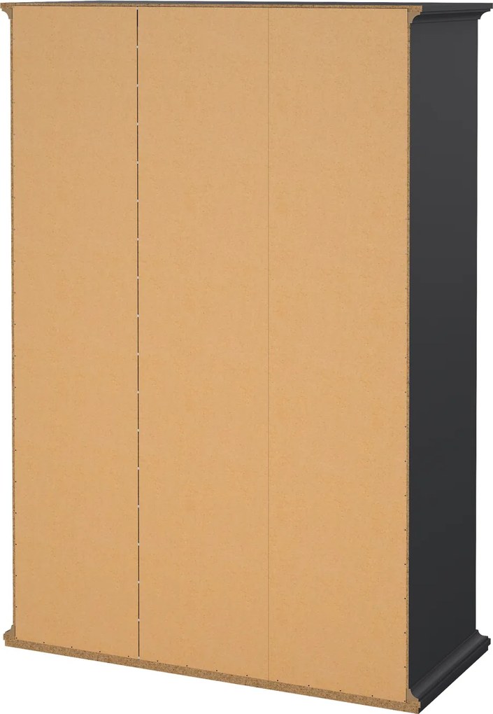 Trzydrzwiowa szafa Paris 3 kolor szary