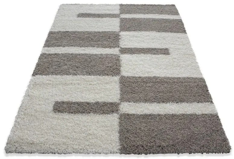 Dywan shaggy Gala beżowo-kremowy 160 cm x 230 cm