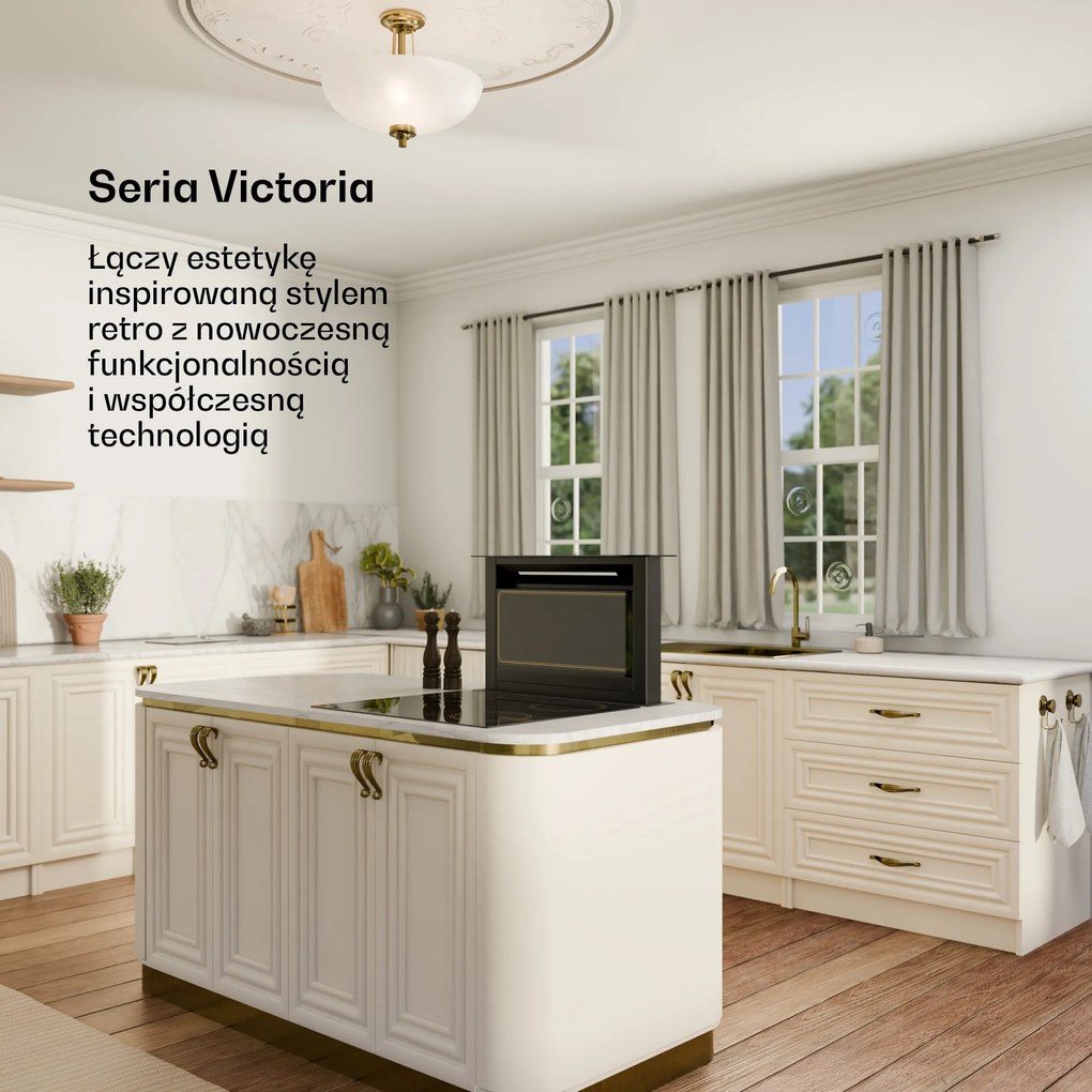 Klarstein Victoria 60cm 604.1m³/godz. Okap Blatowy Czarny