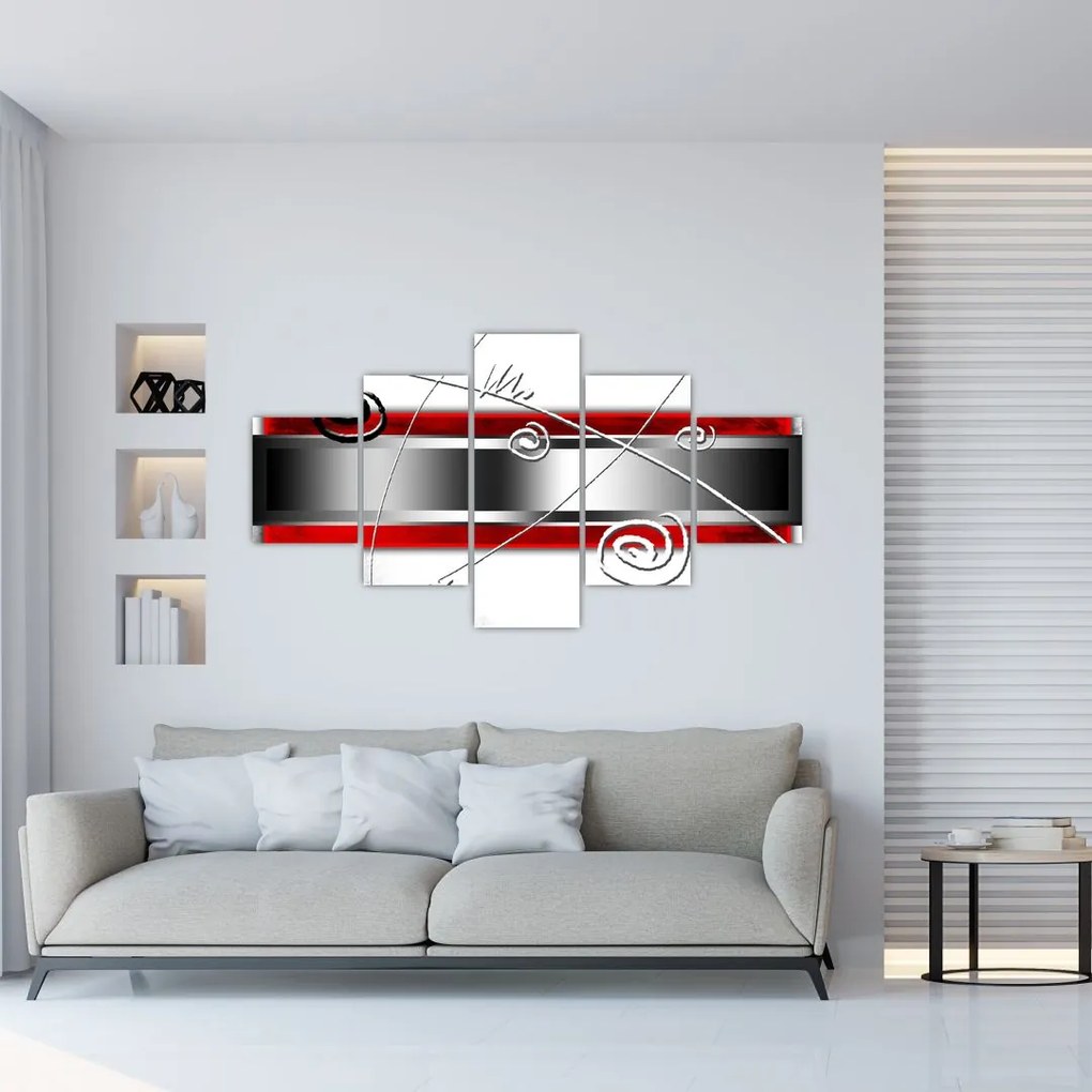 Abstrakcyjny obraz (125x70 cm)