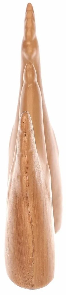 Dekoracje wielkanocne Kura i kogut, 12 x 3 x 14cm, zestaw 2 sztuki, żywica poliestrowa