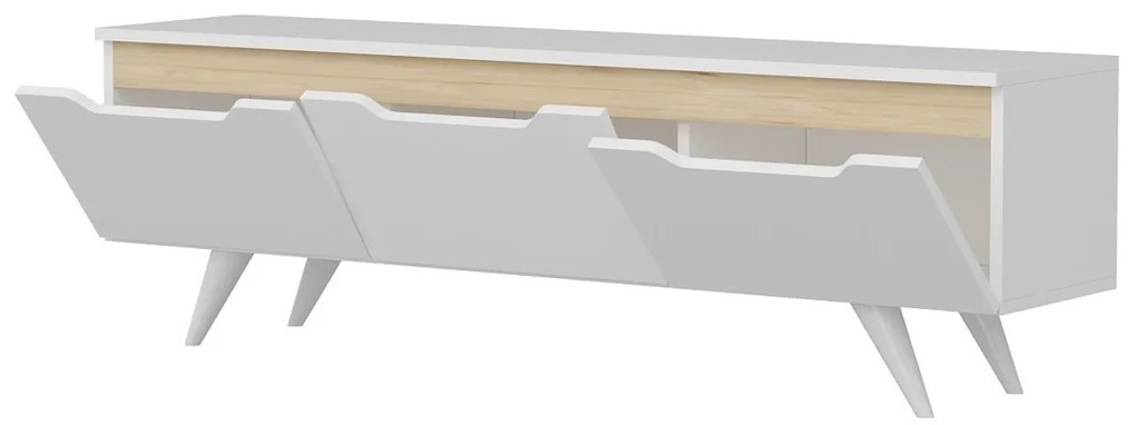 Stolik TV Prag White