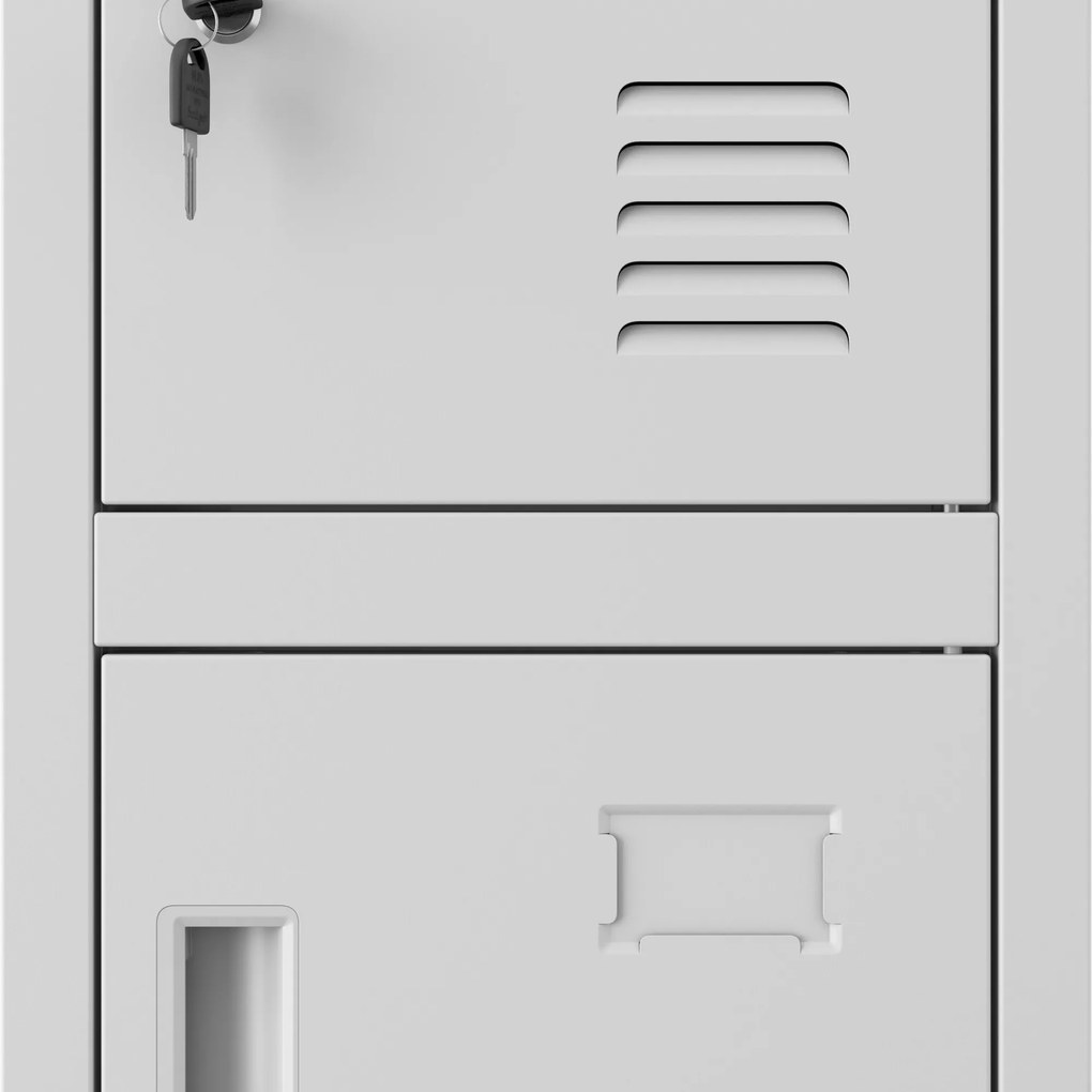 Szafa skrytkowa socjalna BHP szara: ROBERT 1 Plus