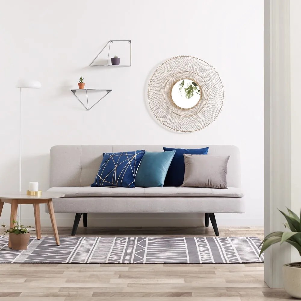 Czarna metalowa półka Upp – Kave Home