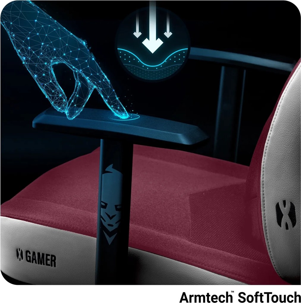 Krzesło do gamingu Diablo X-Gamer 2.0 Normal Size Marshmallow Pink