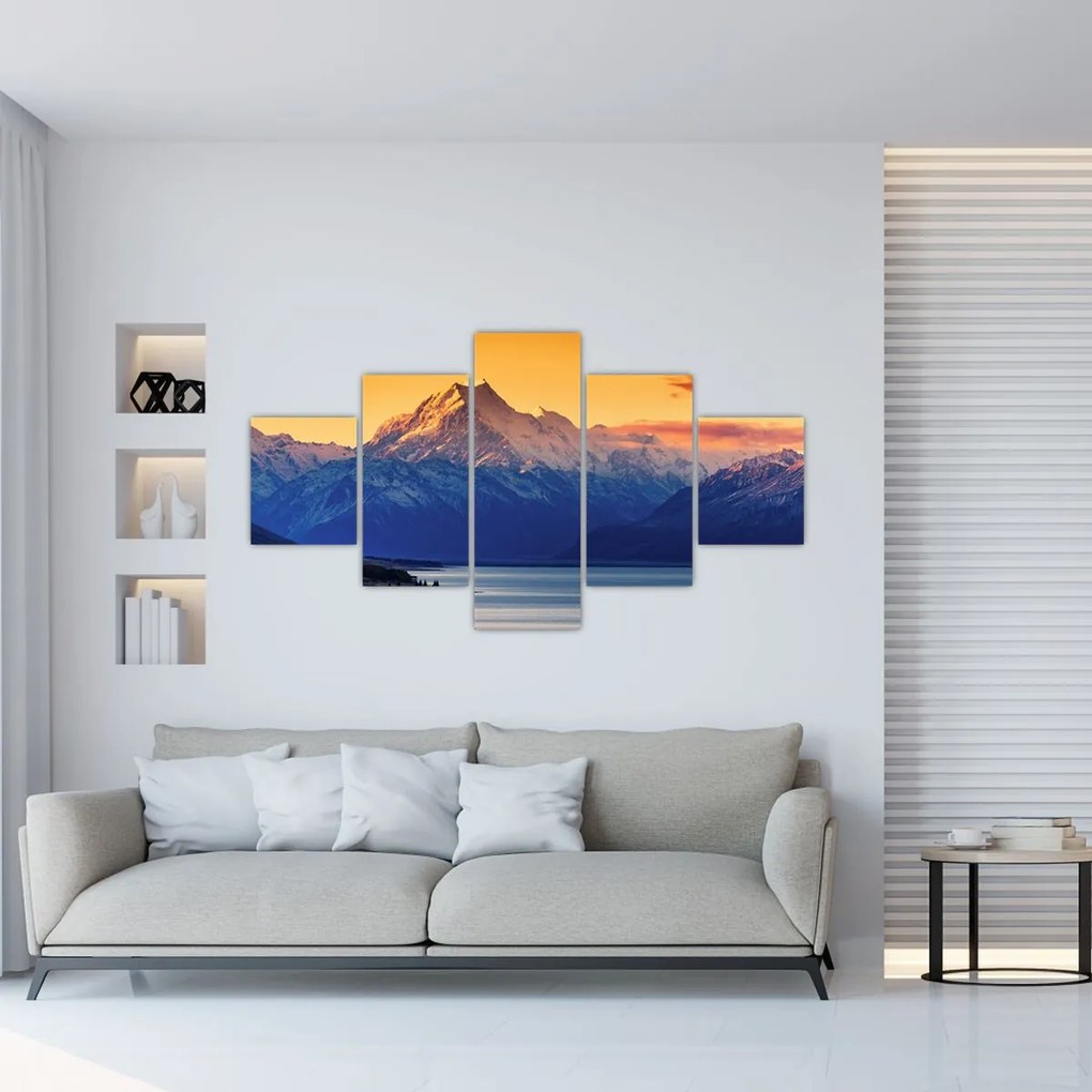 Obraz - Jezioro Pukaki (125x70 cm)