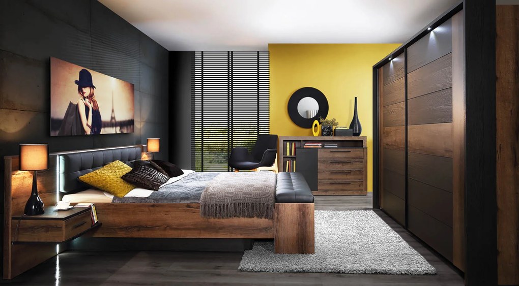 Elegancka komoda pokojowa z szufladami i szafką Bellevue 351
