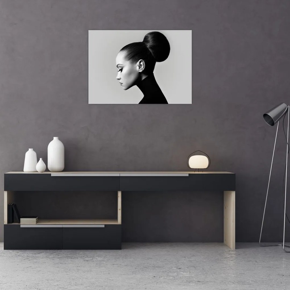 Obraz - Profil pięknej kobiety (70x50 cm)