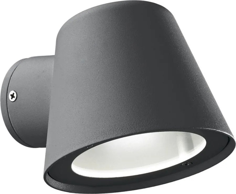 Ideal Lux - Kinkiet zewnętrzny GAS 1xGU10/28W/230V IP43 antracyt