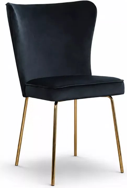 Ekskluzywne krzesło glamour Monte Original Gold ze złotymi nogami