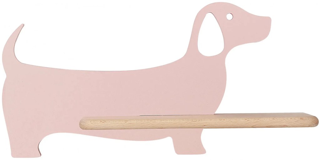 Lampka różowa dziecięca w kształcie led pieska P2-C74