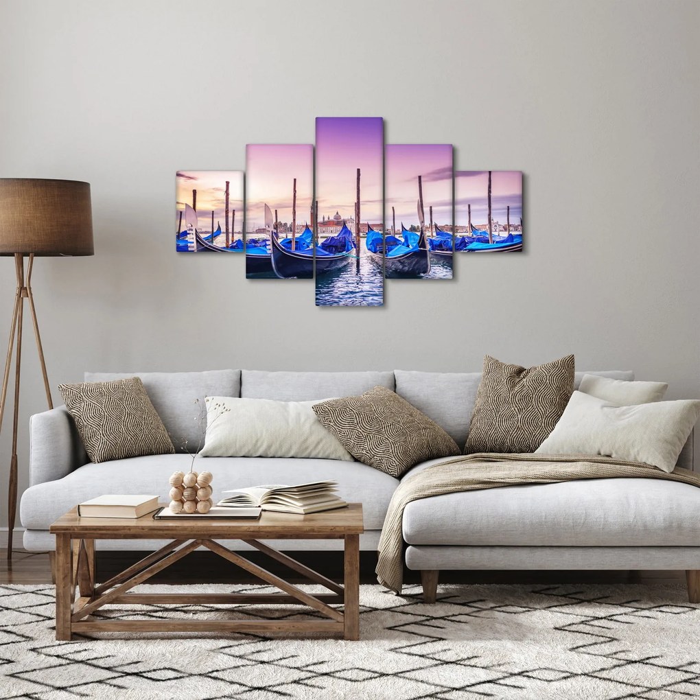 Obraz - Świt w Wenecji (125x70 cm)