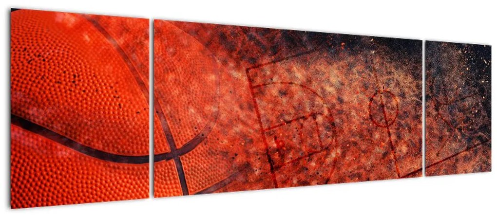 Obraz - Piłka do koszykówki (170x50 cm)