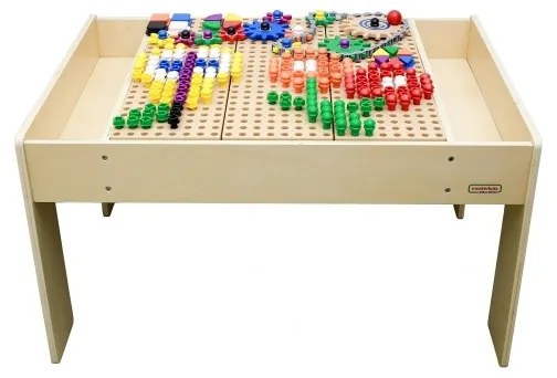 Masterkidz drewniany stół edukacyjny + akcesoria stem wall