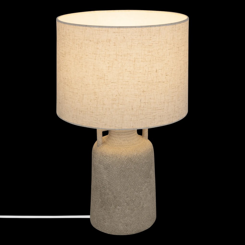 Lampa stołowa z kamionkową podstawą GIBUS, Ø 28 x 45,5 cm