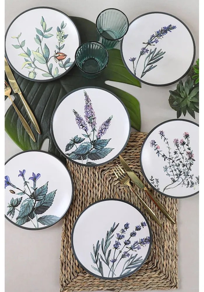 Zestaw 6 ceramicznych deserowych talerzy My Ceramic, 20 cm