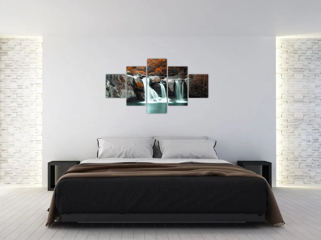 Obraz - Wodospady (125x70 cm)