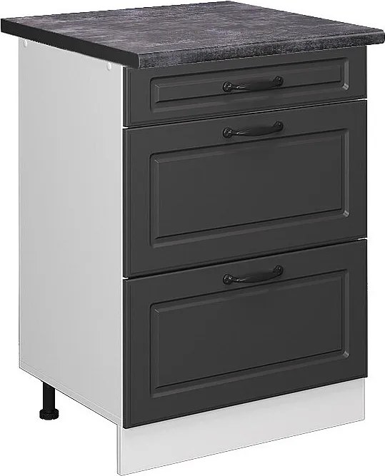 Szafka dolna do kuchni antracytowy domek wiejski 60x60x81.6 r-line