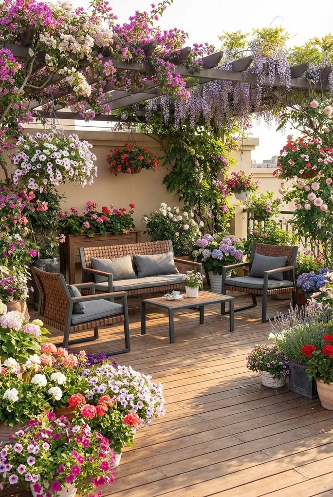 Nowoczesny komplet mebli na taras  A3-M50