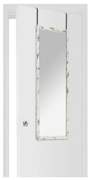5five - Lustro wiszące na drzwi MATCHING 94x34 cm, marmurowe wykończenie