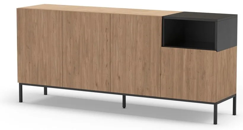 Komoda w naturalnym kolorze 180x80 cm Cailin – Marckeric