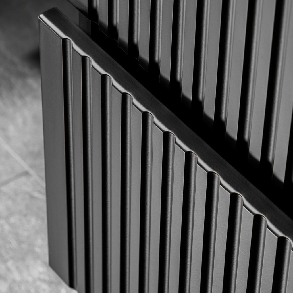 Szafka podumywalkowa czarna mat 60 x 46 cm ASTROS Black z blatem