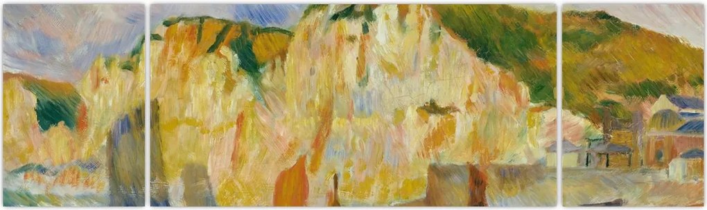 Obraz - Auguste Renoir, Sea and Cliffs, reprodukcje (170x50 cm)