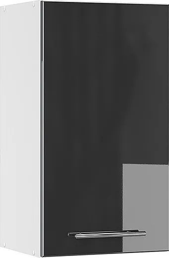 Szafka łazienkowa antracyt wysoki połysk 40x34.1x72 fame-line