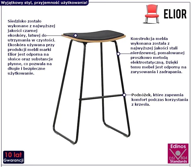 Zestaw dwóch hokerów loft Z5-F42
