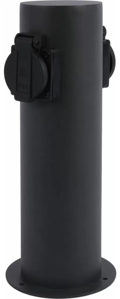 Słupek zewnętrzny 2 gniazda ELEKTRI 230V IP44