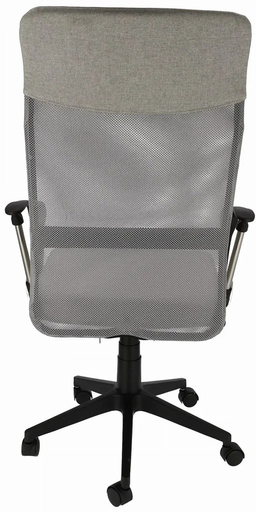 Szary fotel obrotowy biurowy D1-E31