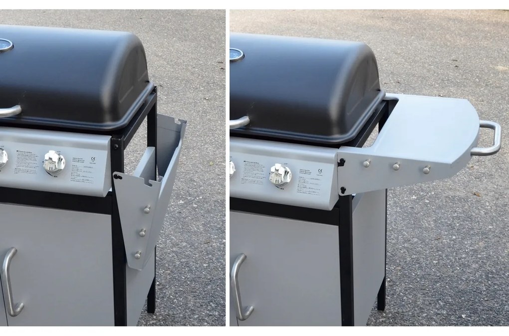 Cattara Grill gazowy na kółkach Master Cheef, 133 x 98 x 51 cm