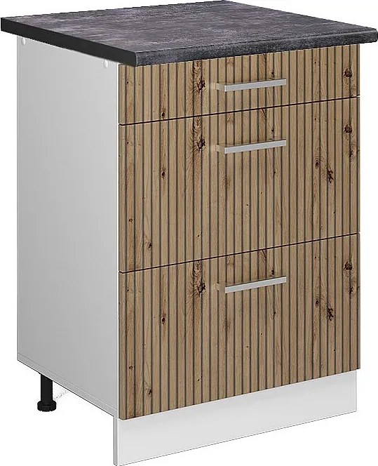 Szafka dolna do kuchni dąb rzemieślniczy 60x60x81.6 r-line