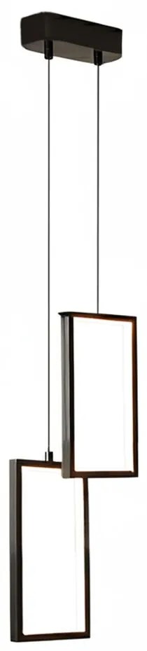 LAMPA SUFITOWA WISZĄCA LED LHJ085-2CP CZARNA