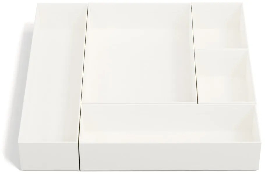 Kartonowe organizery do szuflady zestaw 5 szt. Emma Paper Laminate – Bigso