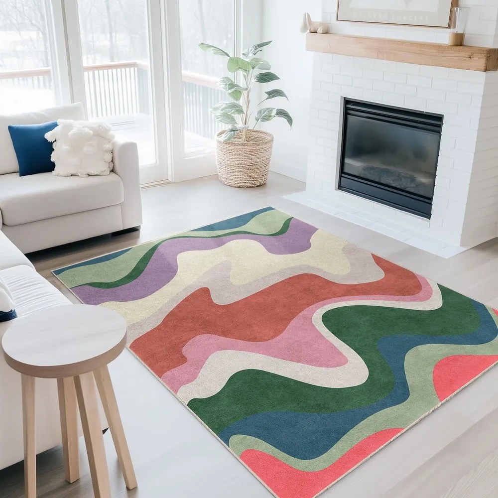 Dywan odpowiedni do prania 80x150 cm Squiggly Breeze – Mila Home