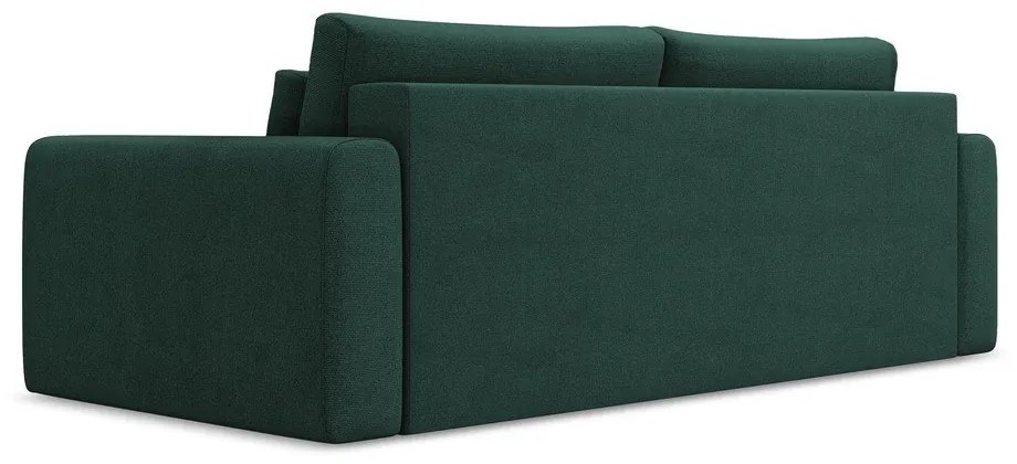 Zielona rozkładana/ze schowkiem sofa 238 cm Kapua – Makamii