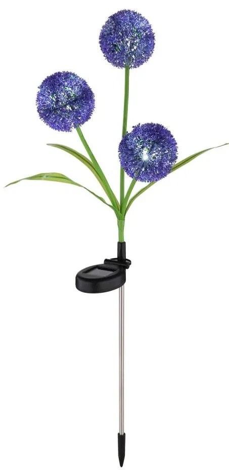 Globo 33599P - LED Oświetlenie solarne SOLAR 3xLED/0,06W/3V 5000K IP44 fioletowe