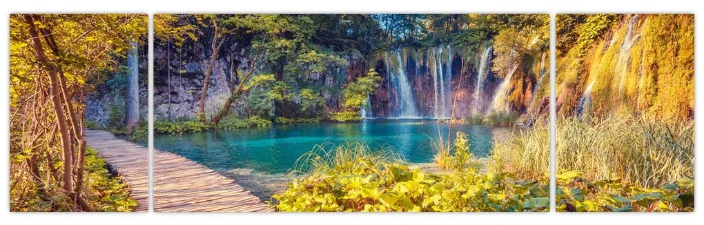 Obraz - Jeziora Plitwickie, Chorwacja (170x50 cm)
