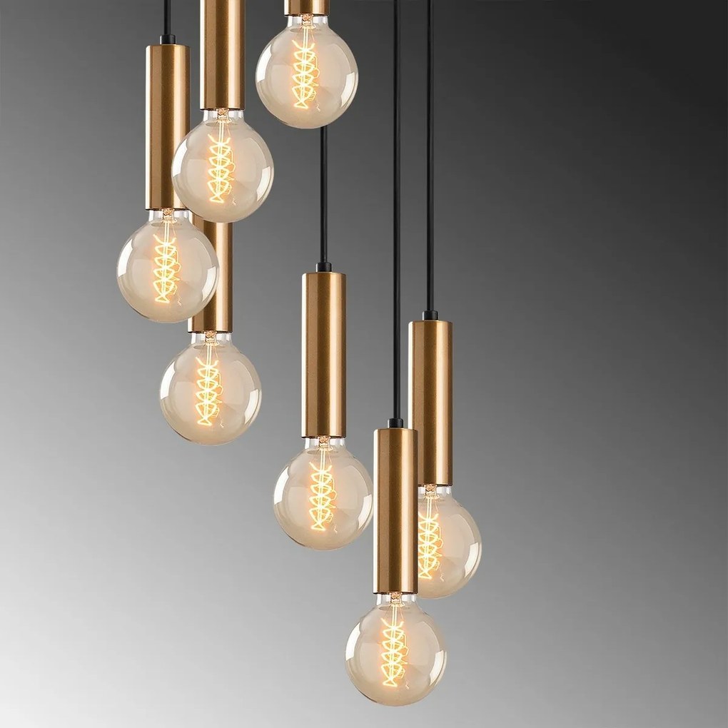 Lampa wisząca Tempo - 6032, brązowa
