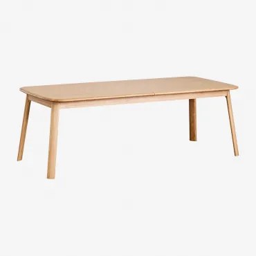Stół Jadalniany Prostokątny 220-320x95 Cm Rozkładany, Wykonany Z Drewna Treveris Roble - Sklum