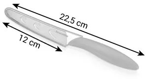 Tescoma Nóż śniadaniowy MicroBlade MOVE 12 cm, z osłonką ochronną