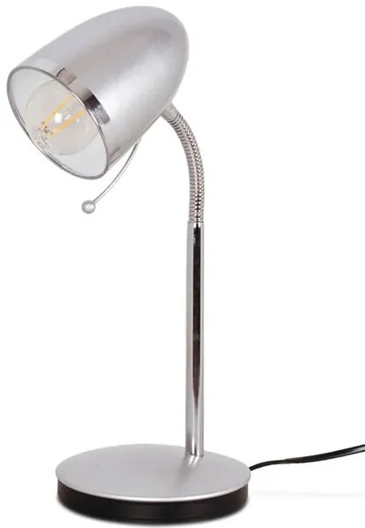 Srebrna lampka do czytania i nauki - S272-Adonir