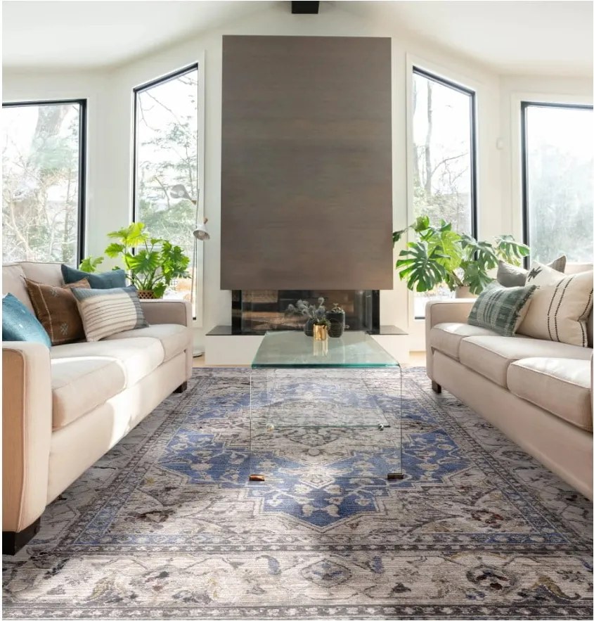 Niebieski dywan 120x166 cm Sovereign – Asiatic Carpets