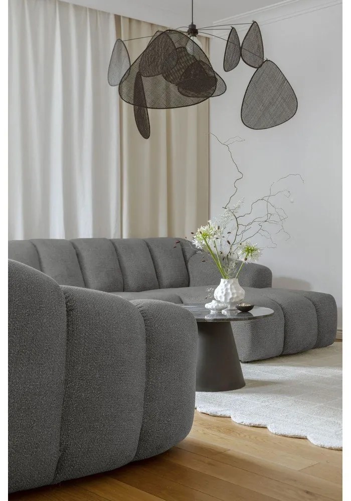 Szary narożnik (lewostronny/w kształcie litery U) Shell – Miuform