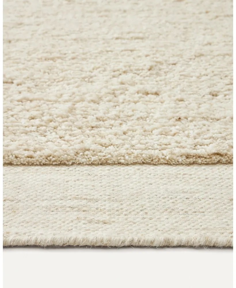 Biały dywan wełniany 200x300 cm Marely – Kave Home