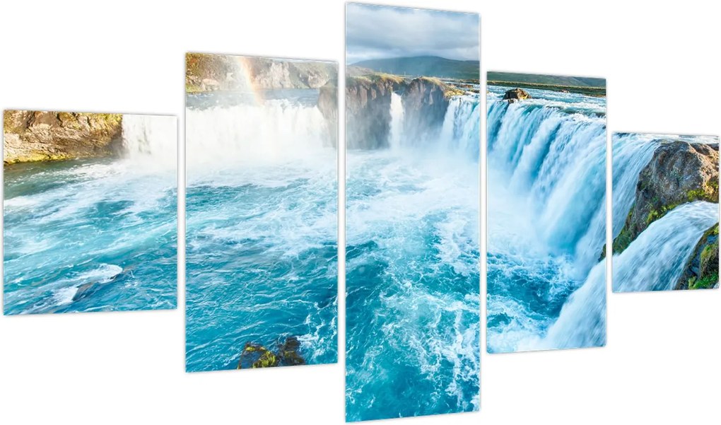 Obraz - Wodospad Godafoss (125x70 cm)