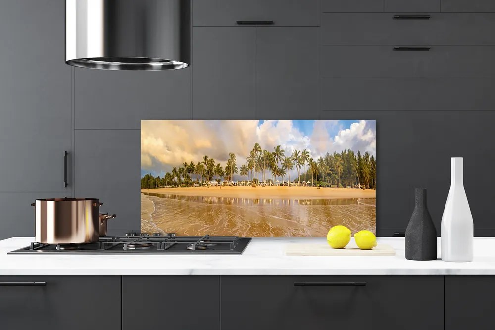 Panel Kuchenny Złocisty Brzeg Morza