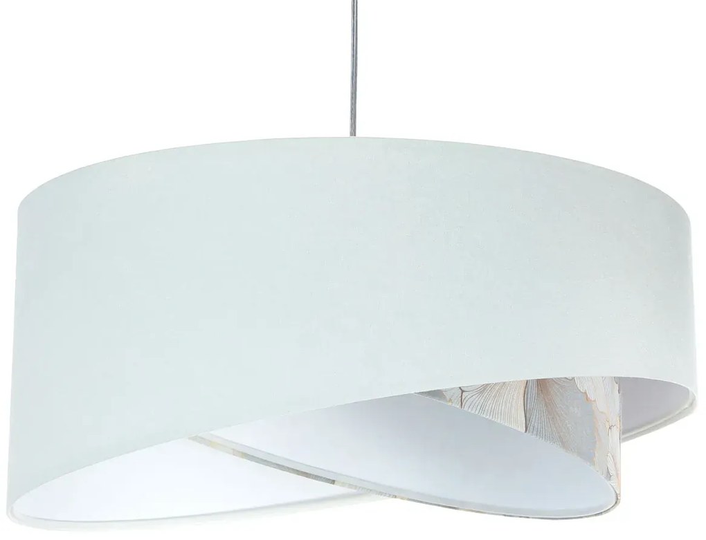 Biało-złota asymetryczna lampa wisząca F8-C05